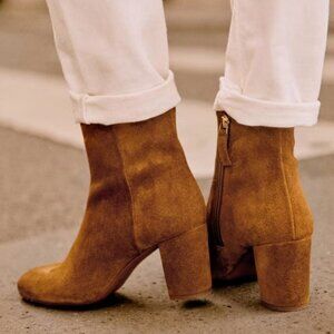 *Like NEW* Sézane BOTTINES LÉA Les Taupe Suede Ankle Boot US 6.5 / UK 4 / 37